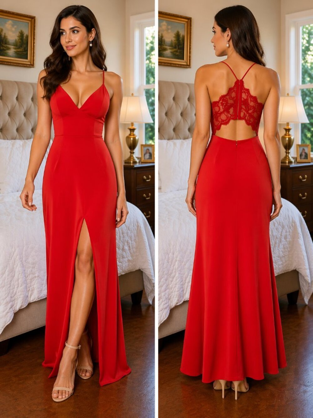 Lovers & Friends Red Helena Maxi Gown $298